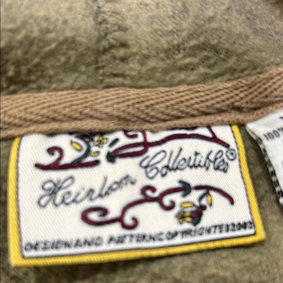 Olive Green taupe color Women's Hooded Jacket - Picture 6 of 15